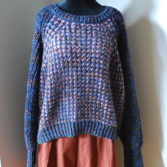 Purple "Moth" Sweater (Anthropologie) - Picture 1 of 4